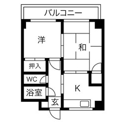 アパートメント高砂の物件間取画像